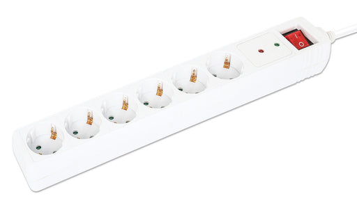 EAN 0766623168311 - Manhattan 168311 base múltiple 2 m 6 salidas AC Interior Blanco imagen 2