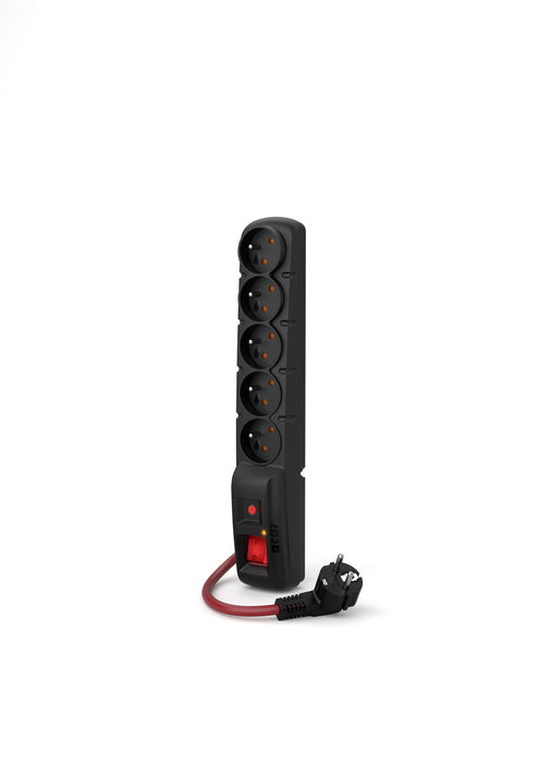 EAN 5904743405908 - ACAR F5 POWER Negro 5 salidas AC 230 V 5 m imagen 1