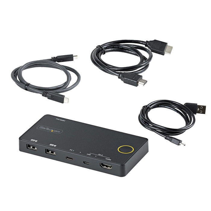 EAN 65030891820 - StarTech.com SV221HUC4K interruptor KVM Negro imagen 6
