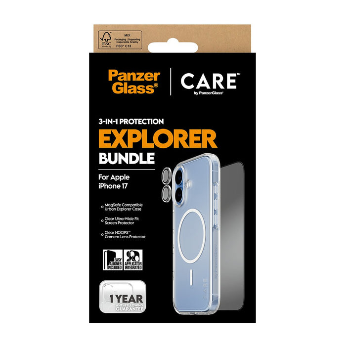 EAN 5715685027376 - PanzerGlass ® | CARE by ® 3-in-1 Flagship Explorer Bundle iPhone 17 Protector de pantalla Apple 1 pieza(s imagen 3