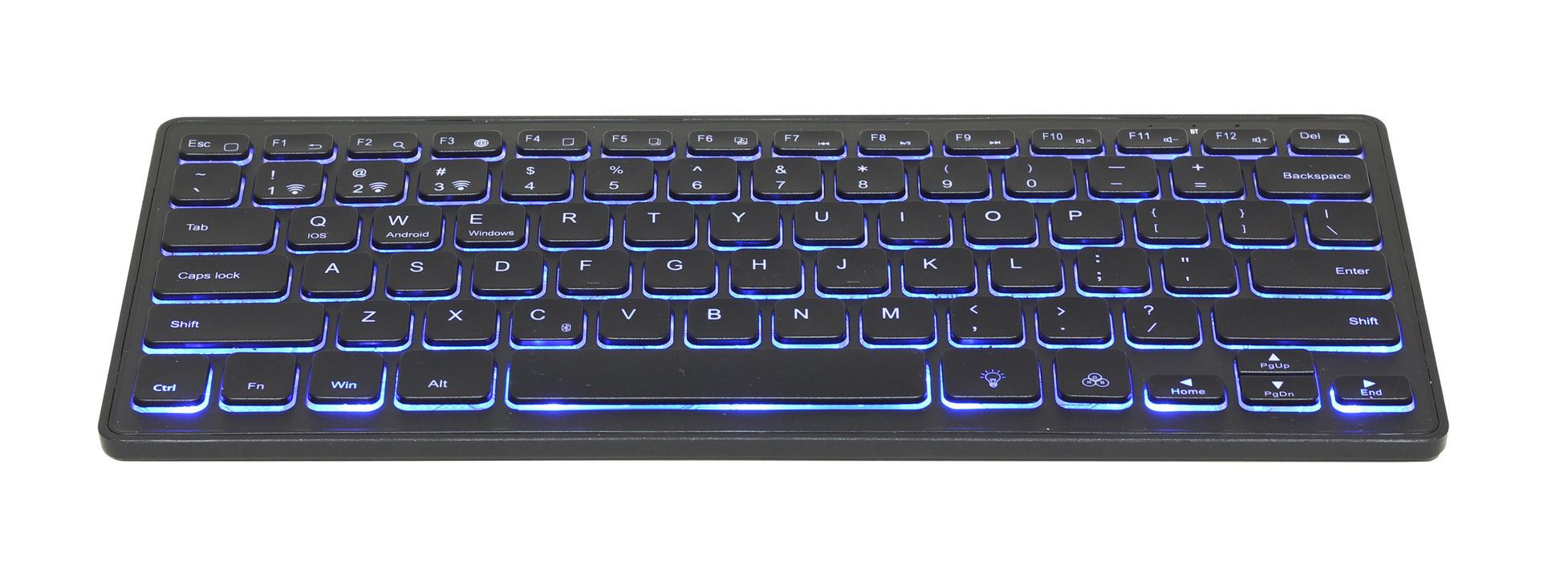 EAN 8716309113595 - Gembird KB-BTRGB-01-DE teclado Universal Bluetooth QWERTZ Alemán Negro imagen 4