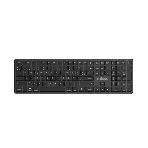 EAN 8431775136533 - Nilox PRO WIRELESS BLACK ESPANOL teclado Hogar / Oficina USB + Bluetooth QWERTY Español Negro imagen 1