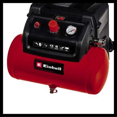 EAN 4006825641578 - Einhell TC-AC 190/6/8 OF Set compresor de aire 1200 W 190 l/min Corriente alterna imagen 4