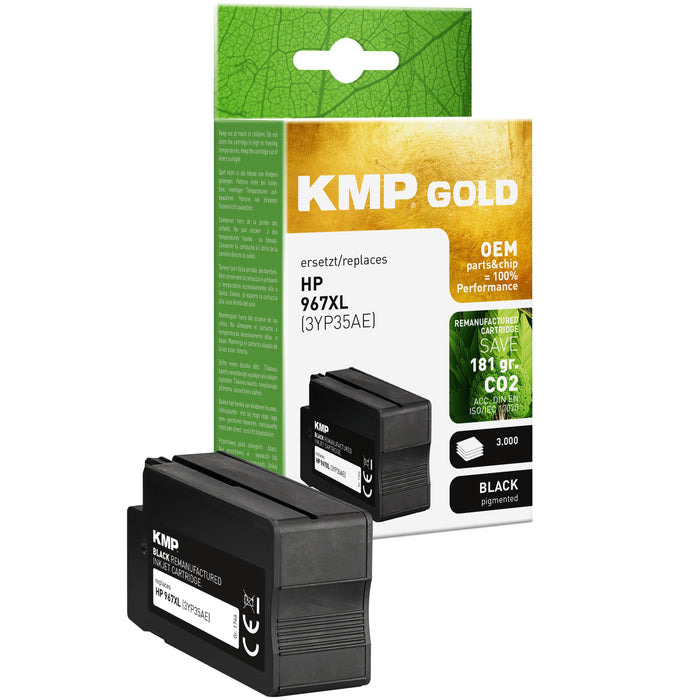 EAN 4011324002058 - KMP 1766,6201 cartucho de tinta 1 pieza(s) Original High (L) Yield Negro imagen 1