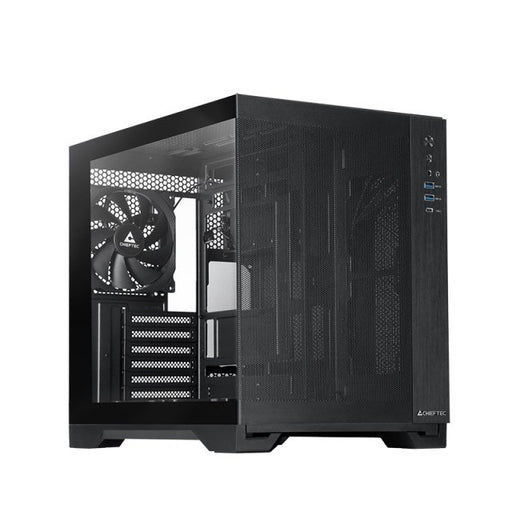 EAN 0753263078704 - Chieftec mATX Gehäuse GM-30B-M-OP, black Cubo Negro imagen 2