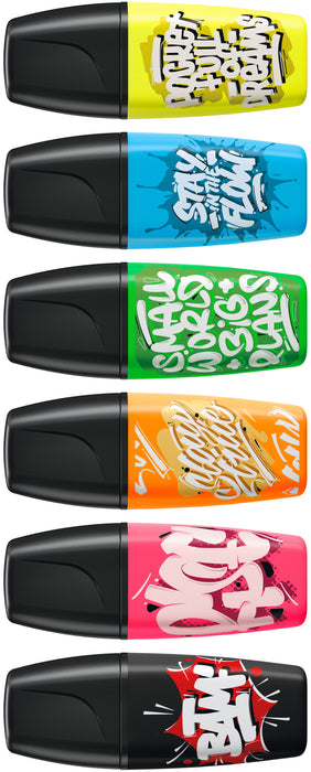 EAN 4006381592277 - STABILO BOSS MINI by Snooze One marcador 6 pieza(s) Punta de cincel Negro, Azul, Verde, Naranja, Rosa, Am imagen 3