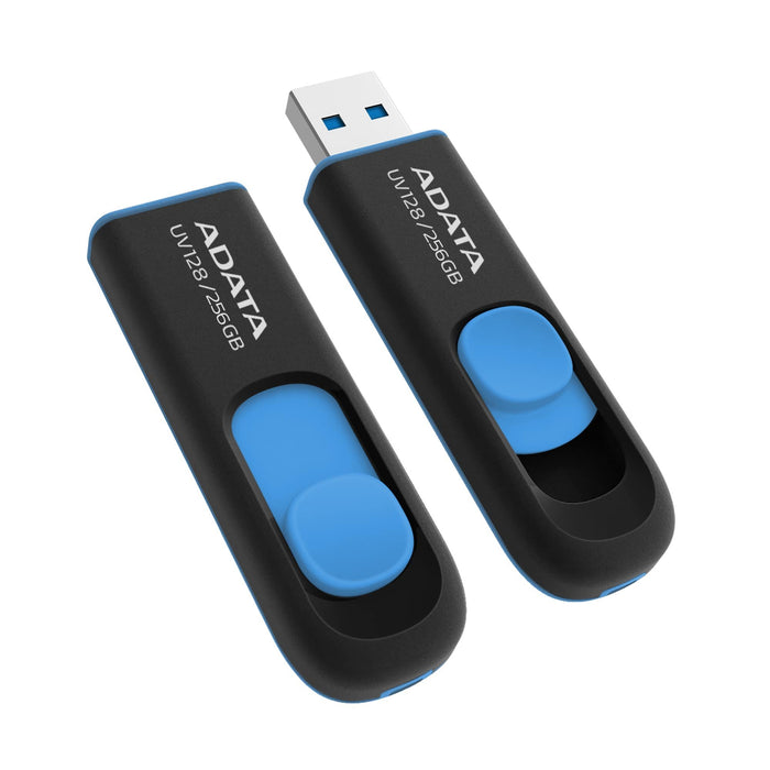 EAN 4710273777108 - ADATA UV128 unidad flash USB 256 GB USB tipo A 3.2 Gen 1 (3.1 Gen 1) Negro, Azul imagen 3