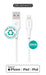 EAN 5715063032213 - eSTUFF ES601270 cable de conector Lightning 2 m Blanco imagen 1