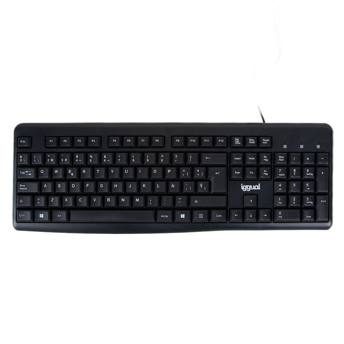 EAN 8435364318904 - iggual CK-BASIC2-105T teclado Oficina USB QWERTY imagen 1