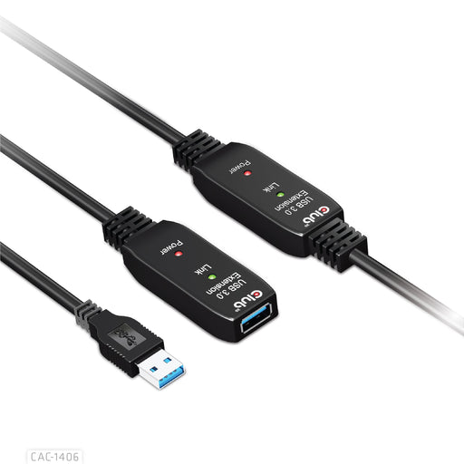EAN 8719214471798 - CLUB3D CAC-1406 cable USB USB 3.2 Gen 1 (3.1 Gen 1) 15 m USB A Negro imagen 1
