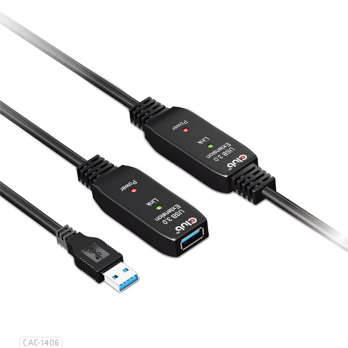 EAN 8719214471798 - CLUB3D CAC-1406 cable USB USB 3.2 Gen 1 (3.1 Gen 1) 15 m USB A Negro imagen 1