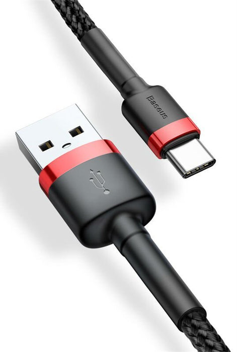 EAN 6953156278240 - Baseus Cafule cable USB 2 m USB A USB C Negro, Rojo imagen 4