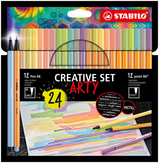 EAN 4006381582339 - STABILO Creative Set ARTY rotulador de punta fina Colores surtidos 24 pieza(s) imagen 1