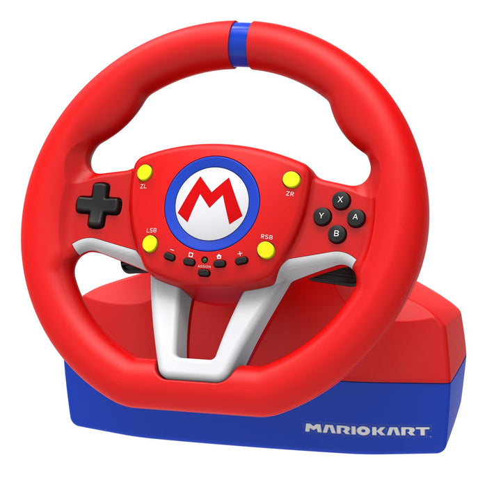 EAN 0873124007893 - Hori Mario Kart Racing Wheel Pro Negro, Azul, Rojo, Blanco USB Volante + Pedales Analógico Nintendo Switc imagen 1