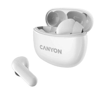 EAN 5291485009120 - Canyon CNS-TWS5W auricular y casco Inalámbrico Dentro de oído Llamadas/Música/Deporte/Uso diario USB Tipo imagen 1
