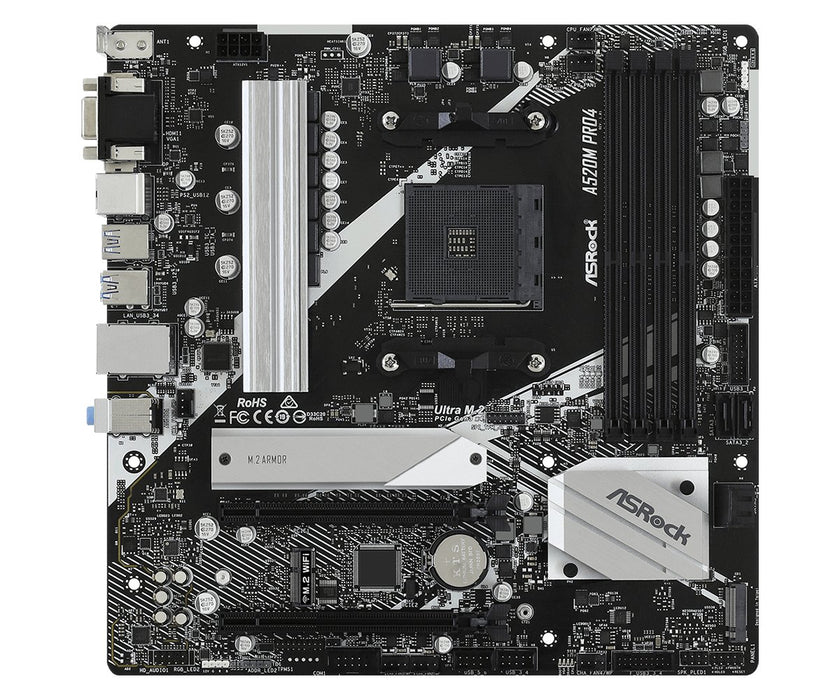 EAN 4710483932076 - Asrock A520M Pro4 Zócalo AM4 micro ATX imagen 2