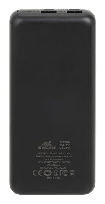 EAN 4260709011967 - Rivacase VA1075 batería externa Polímero de litio 20000 mAh Negro, Azul imagen 3