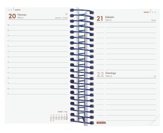 EAN 8422952409670 - Finocam 741081026 agenda Agenda diaria Azul imagen 4
