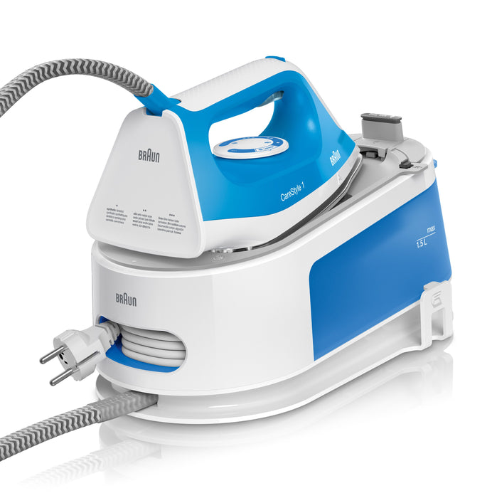 EAN 8021098280503 - Braun CareStyle 1 IS1012BL 2400 W 1,5 L Suela de cerámica Azul, Blanco imagen 1