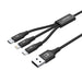 EAN 4894160036889 - UNITEK C14049BK cable USB USB 2.0 1,2 m USB C Micro-USB B/Lightning Negro imagen 1