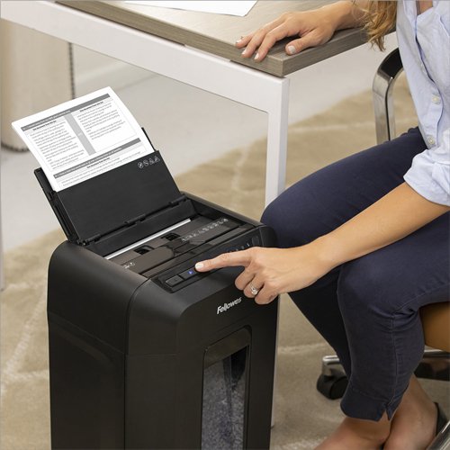 EAN 0043859784479 - Fellowes AutoMax 90M triturador de papel Microcorte Negro imagen 8