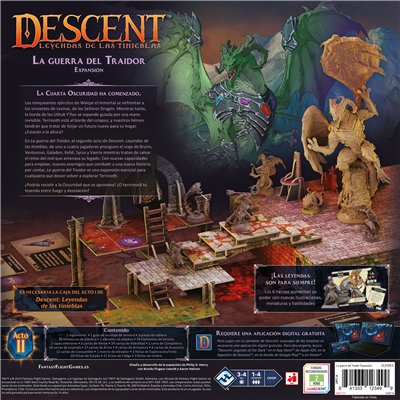 EAN 0841333123499 - Asmodee Descent: La guerra del Traidor 240 min Juego de mesa Estrategia imagen 4