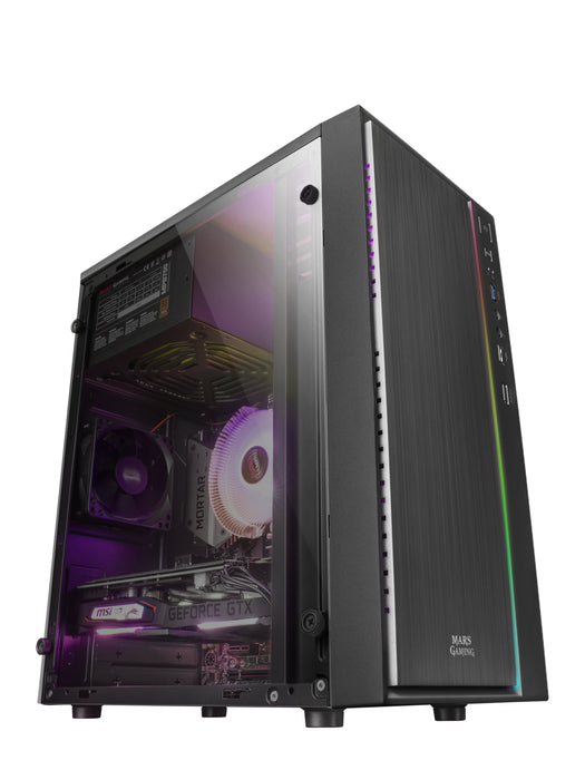 EAN 4710562754995 - Mars Gaming MCM carcasa de ordenador Mini Tower Negro imagen 3
