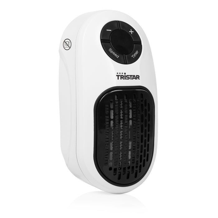EAN 8713016089656 - Tristar KA-5084 calefactor eléctrico Interior Negro, Blanco 400 W Ventilador eléctrico imagen 4
