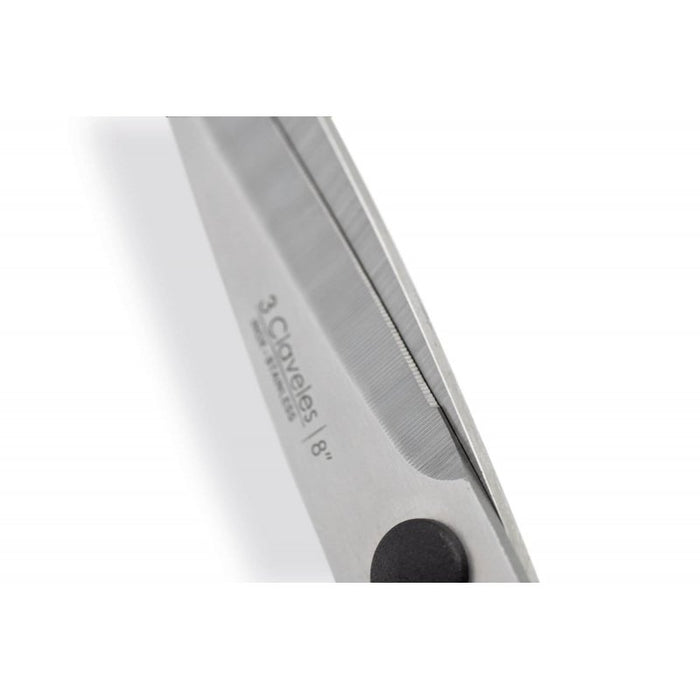 EAN 8410990004421 - 3 Claveles Ergo tijera de cocina 200 mm Negro, Azul, Acero inoxidable Universal imagen 2