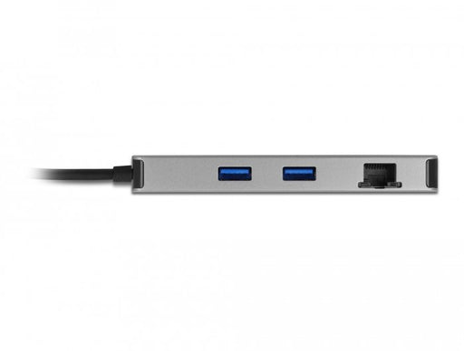 EAN 4043619870042 - DeLOCK 87004 base para portátil y replicador de puertos Alámbrico USB 3.2 Gen 1 (3.1 Gen 1) Type-C Gris imagen 2