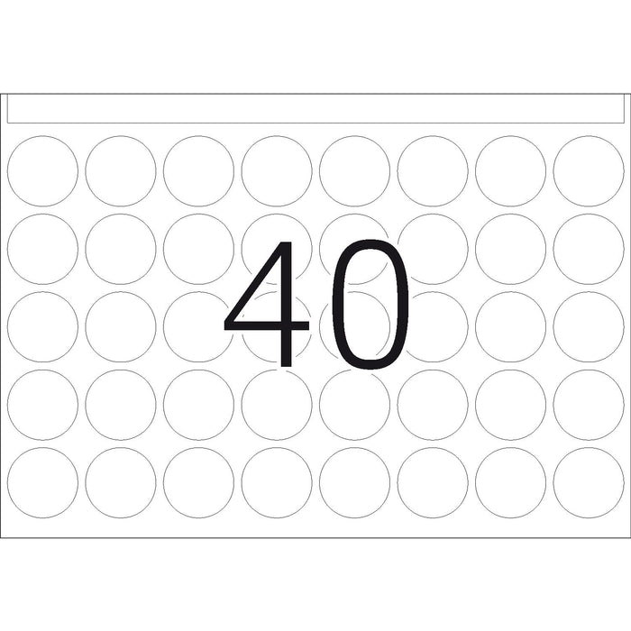 EAN 4008705027410 - HERMA 2741 etiqueta autoadhesiva Círculo Amarillo 10000 pieza(s) imagen 2