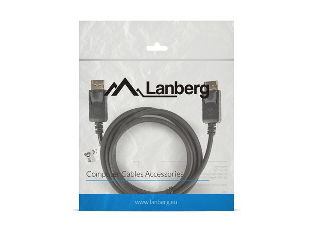 EAN 5901969413373 - Lanberg CA-DPDP-10CC-0018-BK cable DisplayPort 1,8 m Negro imagen 4