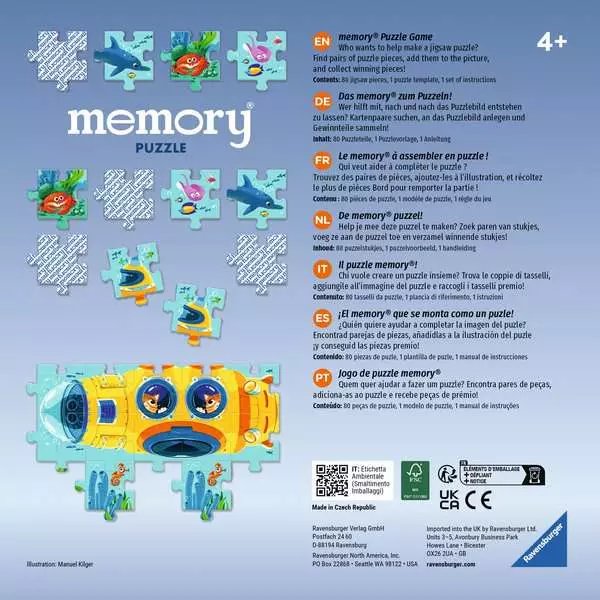 EAN 4005556224616 - Ravensburger 22461 juego de tablero Juego de mesa Memoria imagen 2