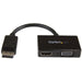 EAN 0065030860413 - StarTech.com DP2HDVGA adaptador de cable de vídeo 0,15 m Negro imagen 1