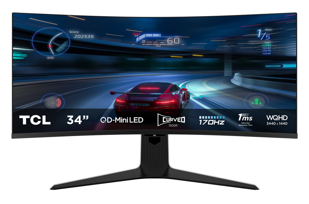 EAN 5901292523664 - TCL R83 34R83Q pantalla para PC 94 cm (37") 3440 x 1440 Pixeles LED Negro, Blanco imagen 1