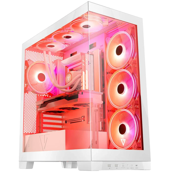 EAN 5903560981305 - Modecom Volcano SPACE APEX ARGB MIDI Midi Tower Blanco imagen 6