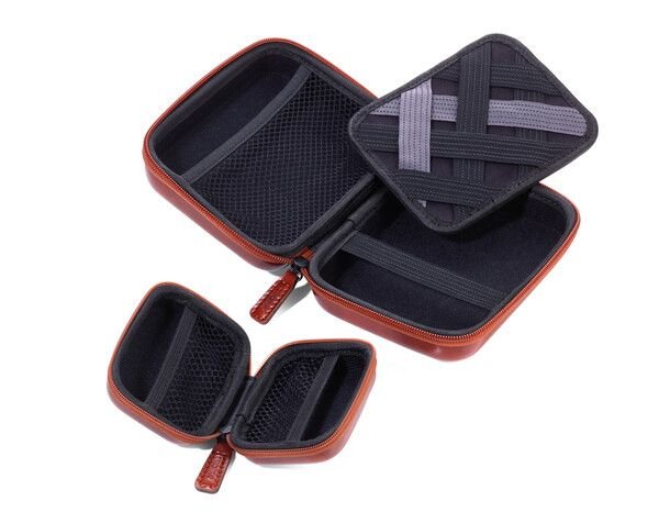 EAN 4024023037153 - TROIKA ONPACK organizador personal Imitación piel, Terciopelo Marrón imagen 2