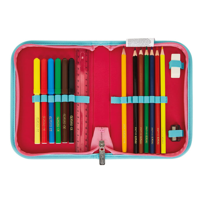 EAN 4008110344997 - Herlitz Loop Plus Ballet Love juego de mochila escolar Chica Poliéster Azul, Rosa imagen 5