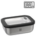 EAN 4006664127769 - GEFU 12776 recipiente de almacenar comida Rectangular Contenedor 2,6 L Negro, Acero inoxidable 1 pieza(s) imagen 1