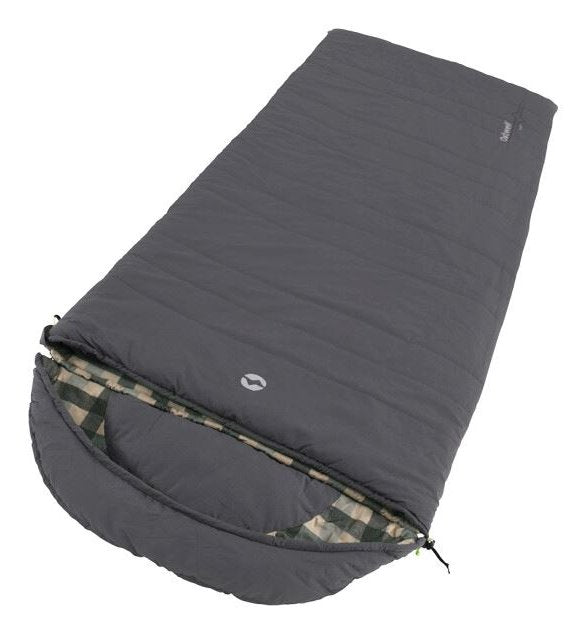 EAN 5709388136640 - Outwell Camper Adulto Saco de dormir semi-rectangular Algodón, Poliéster Gris imagen 1