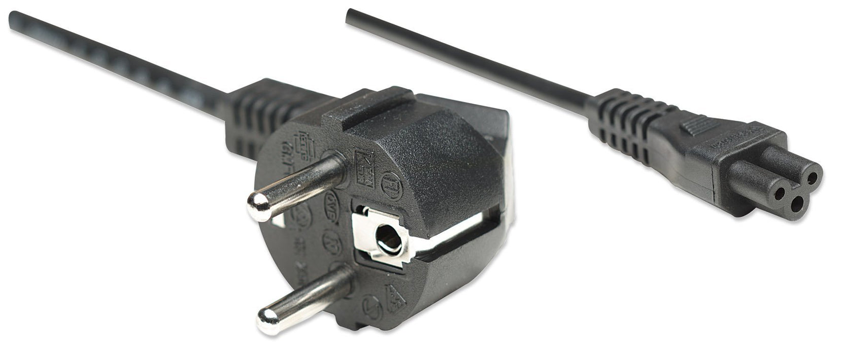 EAN 0766623371131 - Manhattan 371131 cable de transmisión Negro 1,8 m CEE7/4 C5 acoplador imagen 2