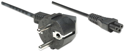 EAN 0766623371131 - Manhattan 371131 cable de transmisión Negro 1,8 m CEE7/4 C5 acoplador imagen 2