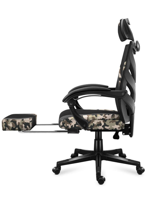 EAN 5903796011326 - Huzaro Combat 5.0 Silla para videojuegos de PC Asiento de malla Negro, Camuflaje imagen 9