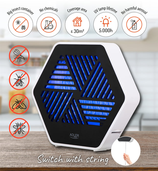 EAN 5903887806909 - Adler AD 7939 insecticida y repele-insectos Automático Matainsectos Apto para uso en interior Adecuado pa imagen 6