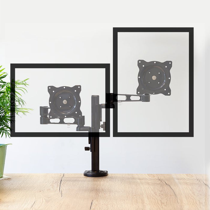 EAN 4052792054170 - LogiLink BP0074 soporte para monitor 66 cm (26") Escritorio Negro imagen 4