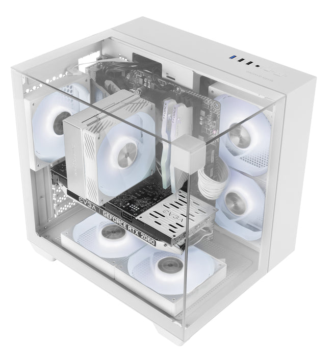EAN 8435693109846 - Mars Gaming MC-VISIONMW Mini Tower Blanco imagen 3