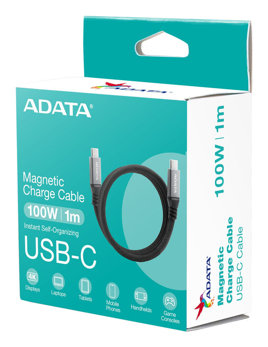 EAN 4711658150271 - ADATA CACCU3-100W-100AN-BK cable USB USB 3.2 Gen 2 (3.1 Gen 2) 1 m USB C Negro imagen 7