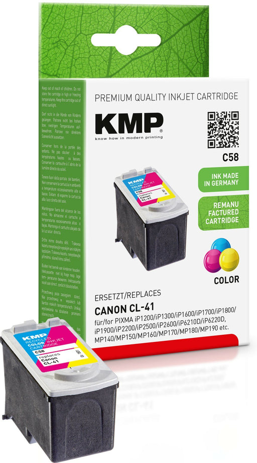 EAN 4011324150117 - KMP C58 cartucho de tinta 1 pieza(s) Cian, Magenta, Amarillo imagen 1