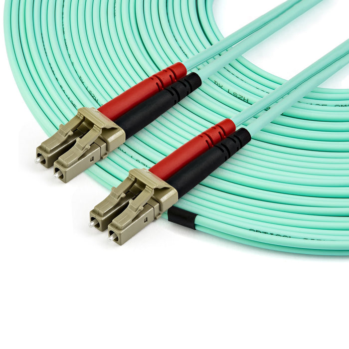 EAN 0065030882439 - StarTech.com 450FBLCLC15 Cable de fibra óptica e InfiniBand 15 m Color aguamarina imagen 3
