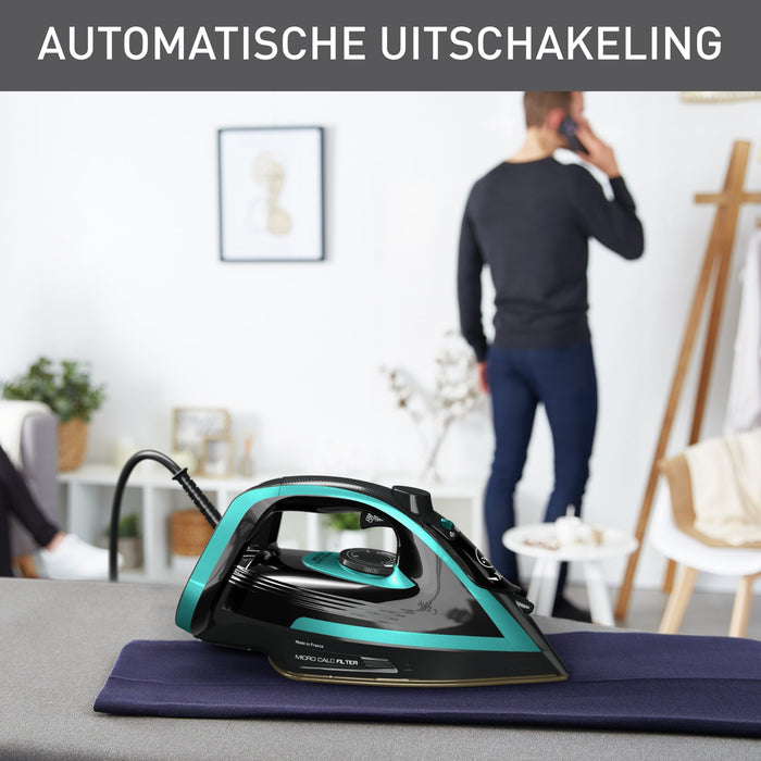 EAN 3121040086490 - Tefal Puregliss FV8066 Plancha vapor-seco Durilium AirGlide Autoclean soleplate 3000 W Negro, Azul imagen 4